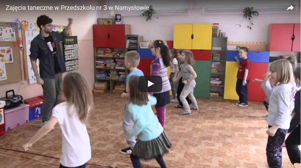 Zajęcia taneczne w Przedszkolu nr 3